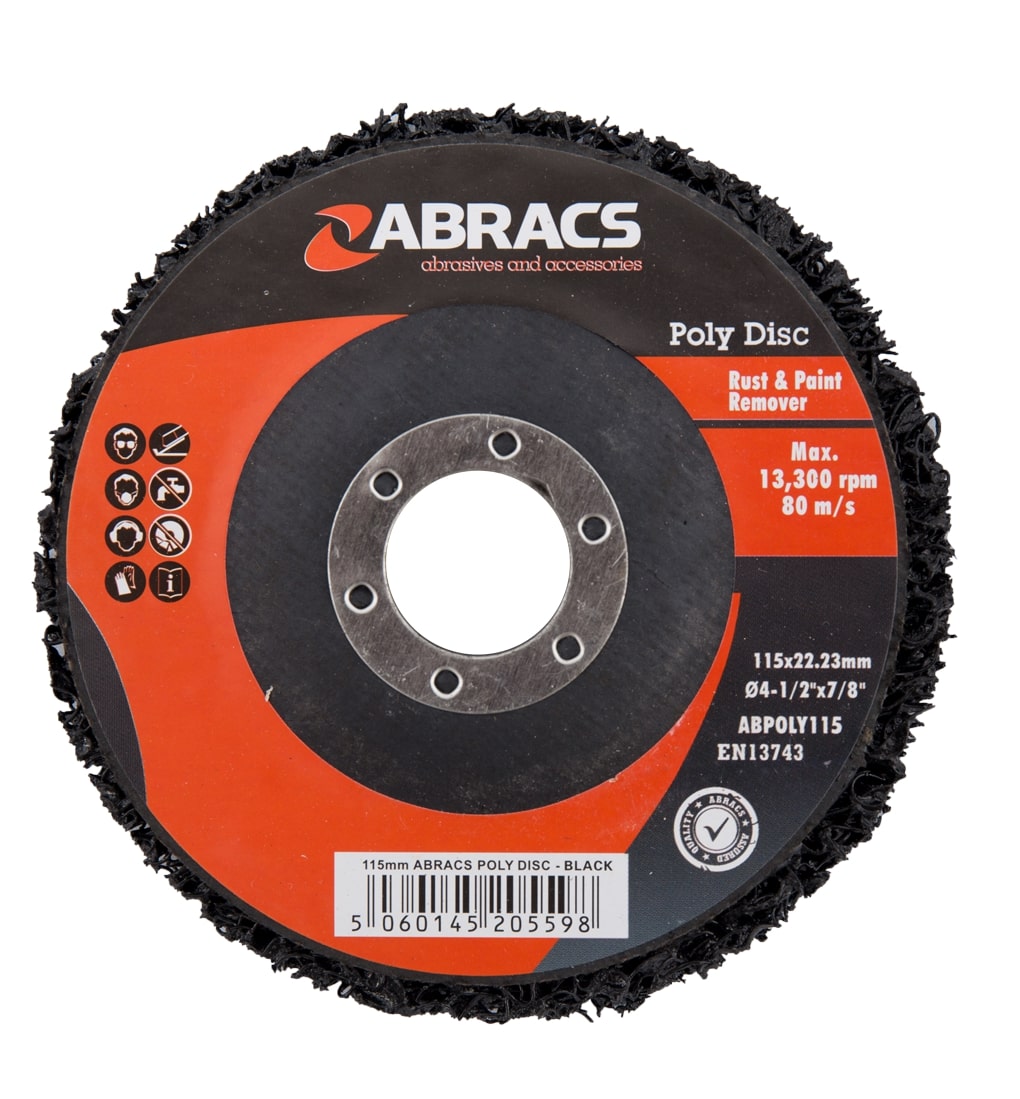 Abracs Poly Disc 115mm - Black