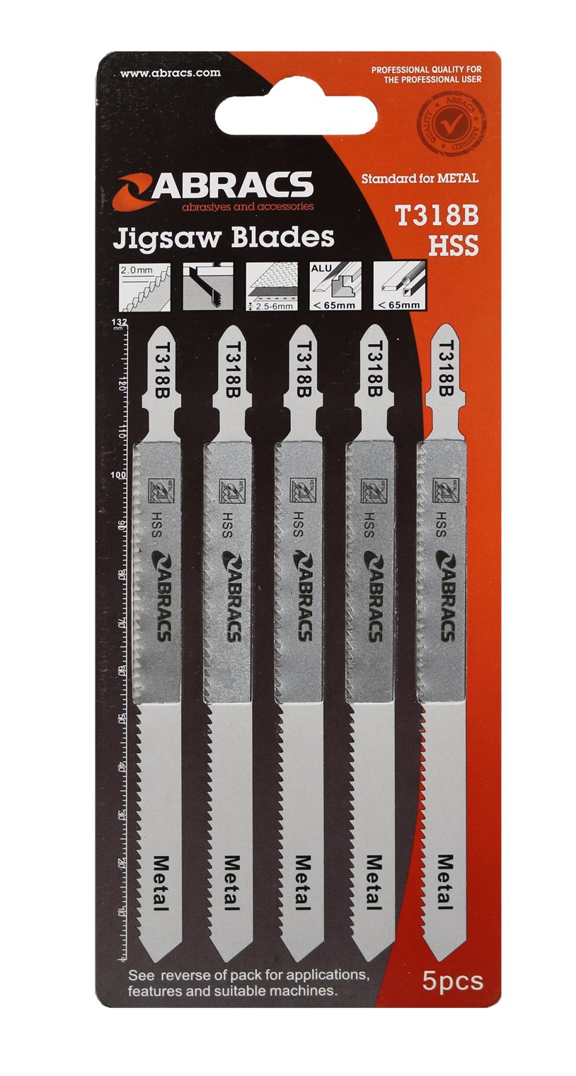 Abracs  JIGSAW BLADE METAL T318B (5pcs) 