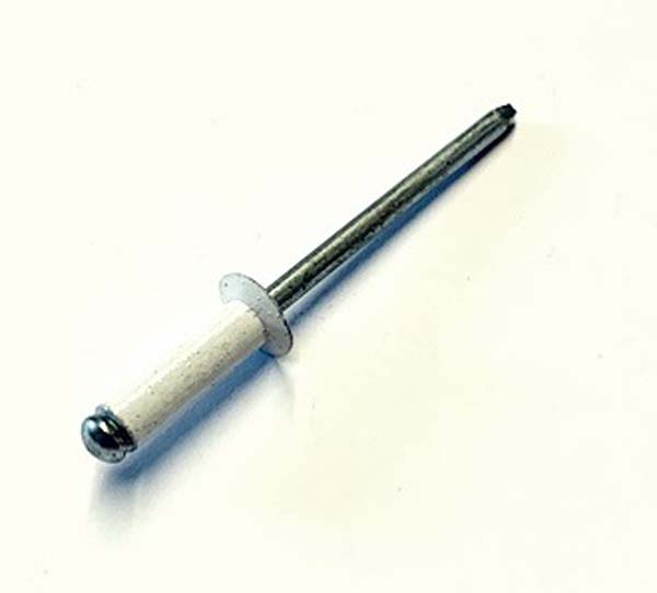 3.2mm x 18mm Blind Pop Rivets Countersunk Aluminium Body Steel Stem PACK OF 100