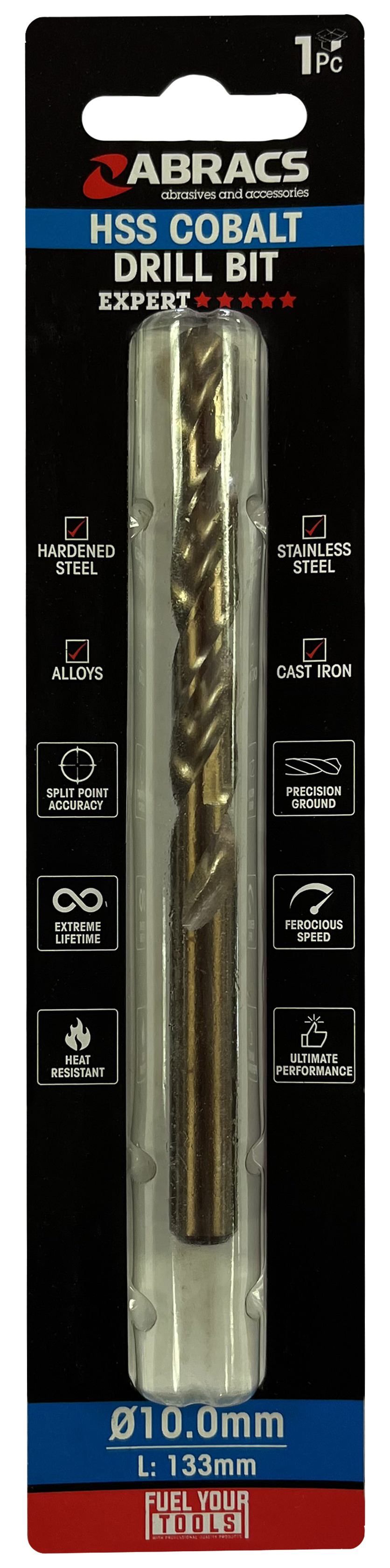 Abracs  10.2mm Cobalt (M35) HSS Drill Bit (5pc) 