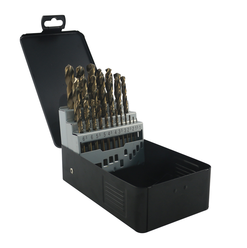 Abracs  25pc Cobalt M35 HSS Drill Bit Kit 