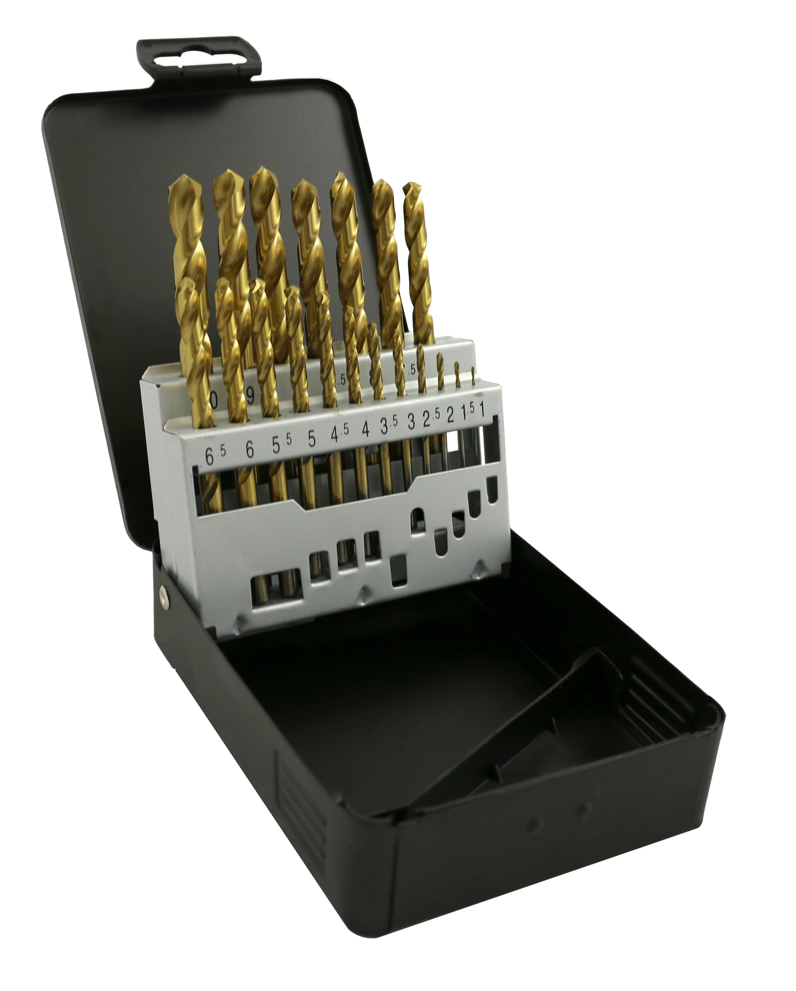 Abracs  19pc TiN COATED HSS DRILL BIT SET 