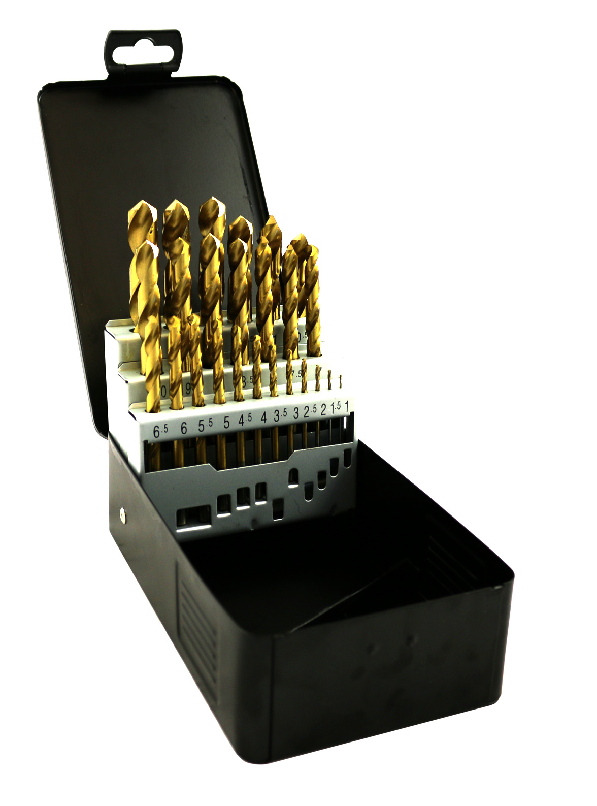 Abracs  25pc TiN COATED HSS DRILL BIT SET 