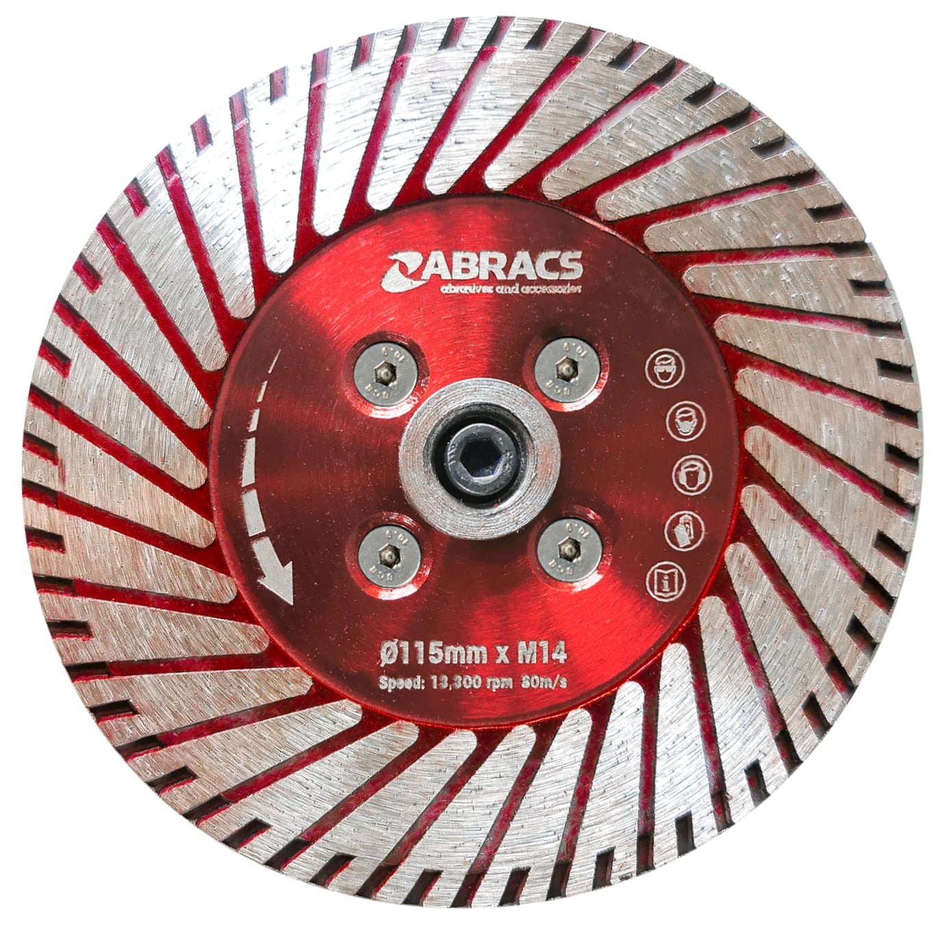 Abracs  115mm x M14 Cut/Grind Diamond Blade  