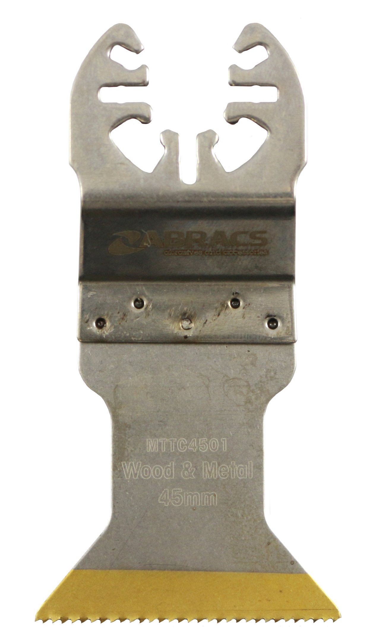 Abracs  45mm TiN Coated Multi-Tool Blade - Wood & Metal  
