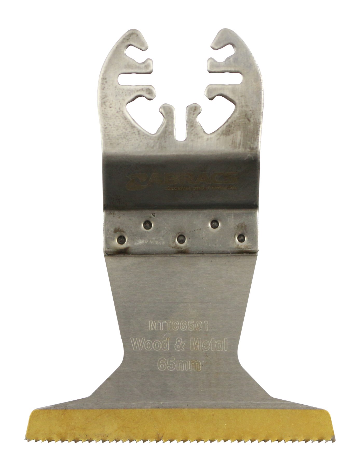 Abracs  65mm TiN Coated Multi-Tool Blade - Wood & Metal  