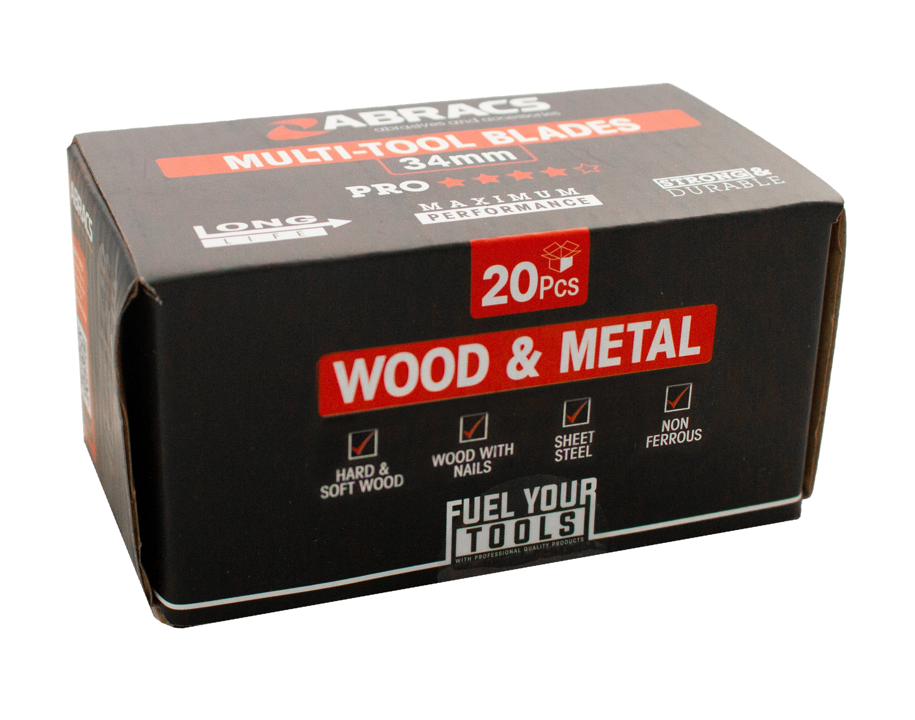 Abracs  34mm Multi-Tool Blade - Wood & Metal (20pc) 