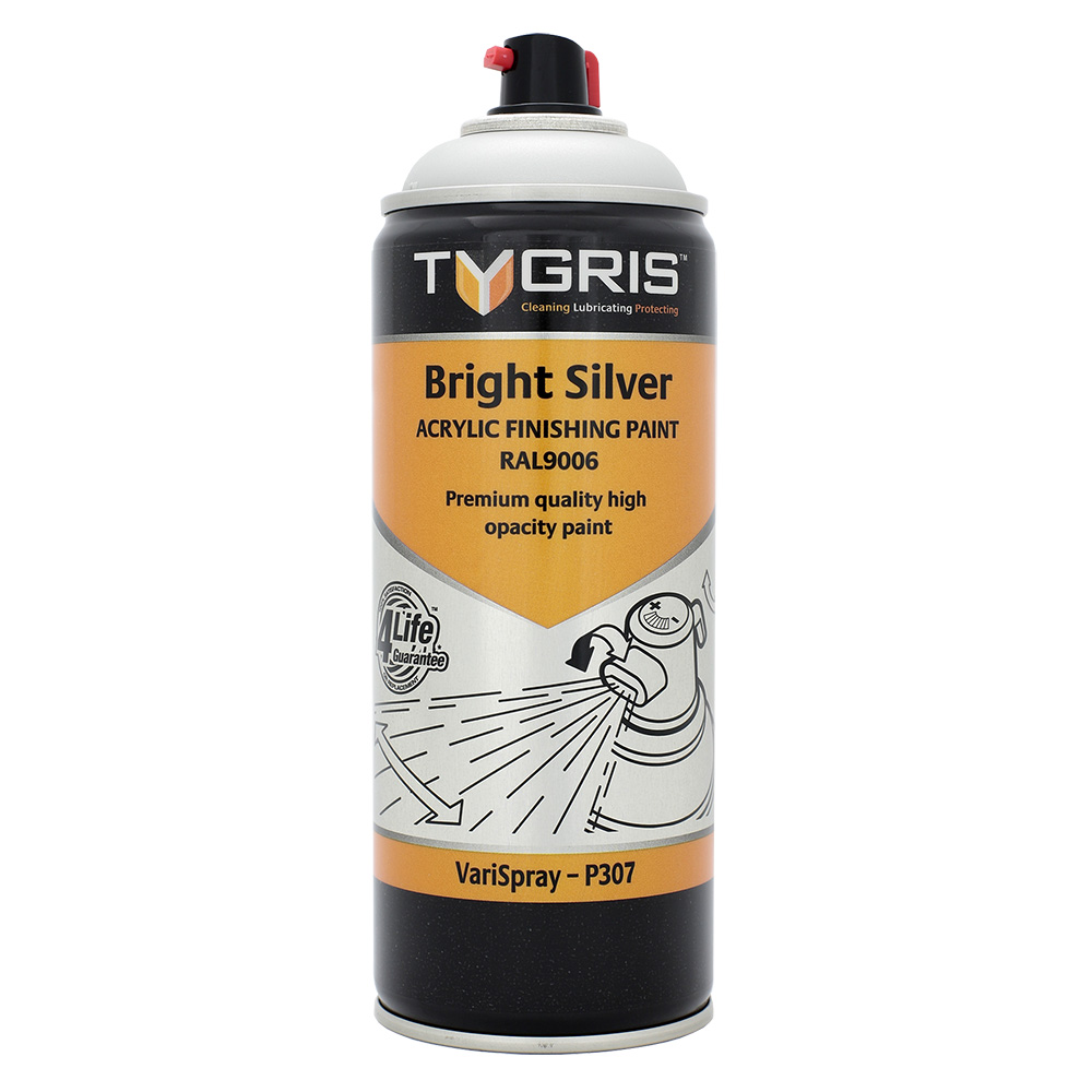 TYGRIS Bright Silver Paint (RAL9006) - 400 ml P307 