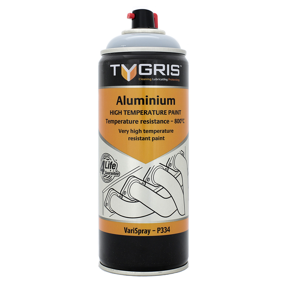 TYGRIS Aluminium High Temperature Paint - 400 ml P334 