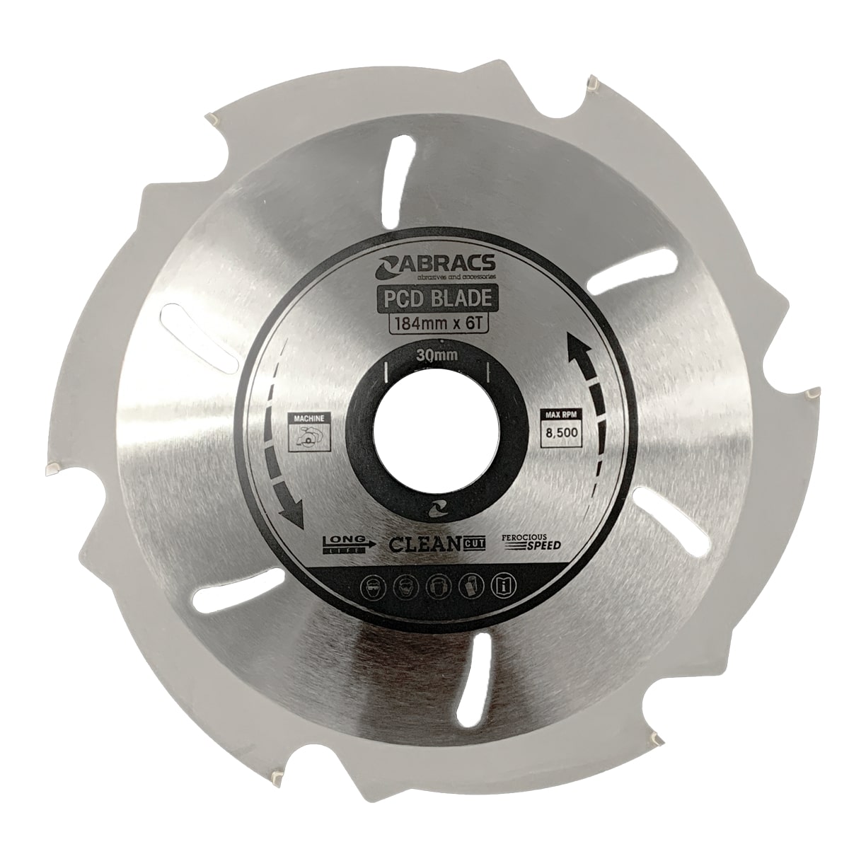 Abracs  184mm x 30mm x 6T PCD Blade  