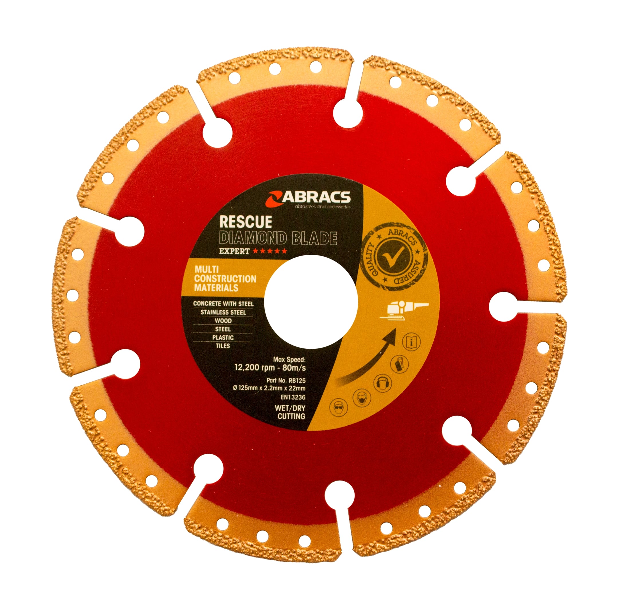 Abracs  125mm x 22mm Rescue Blade  
