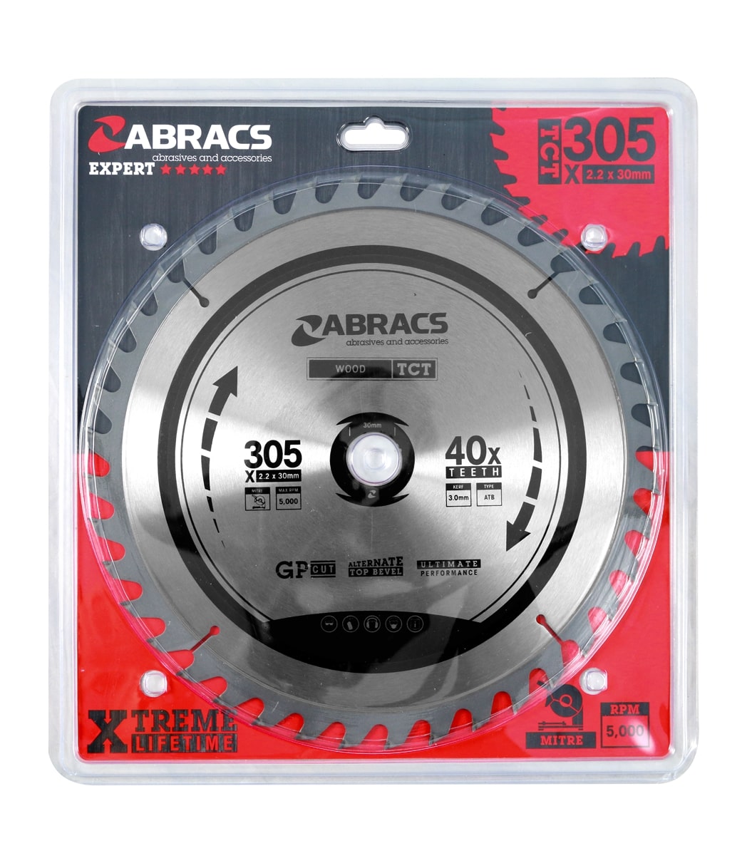 Abracs  TCT BLADE 305mm x 30mm x 40T - Wood 