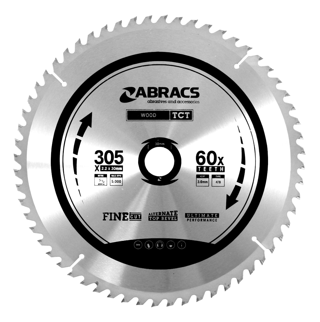Abracs  TCT BLADE 305mm x 30mm x 60T - Wood 