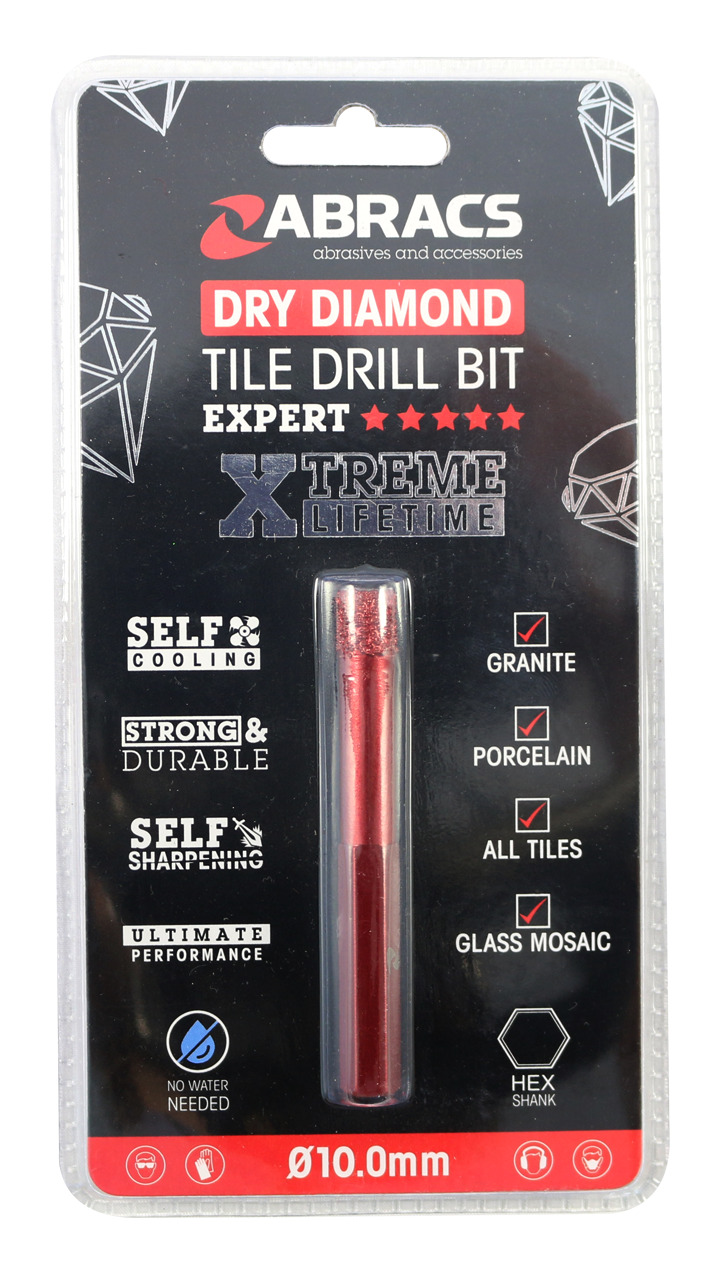 Abracs  Diamond Tile Drill Bit - 10mm 