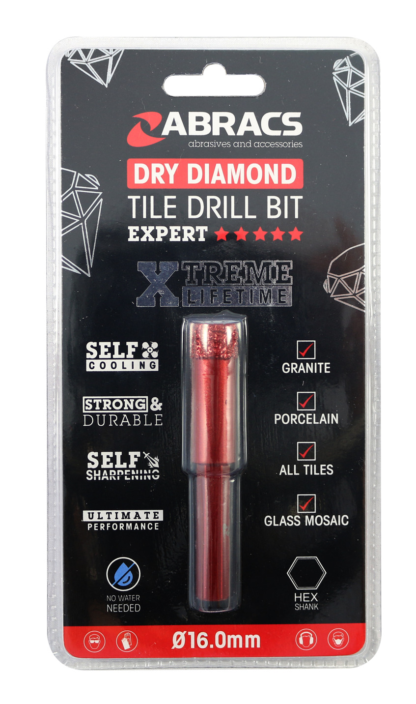 Abracs  Diamond Tile Drill Bit - 16mm 