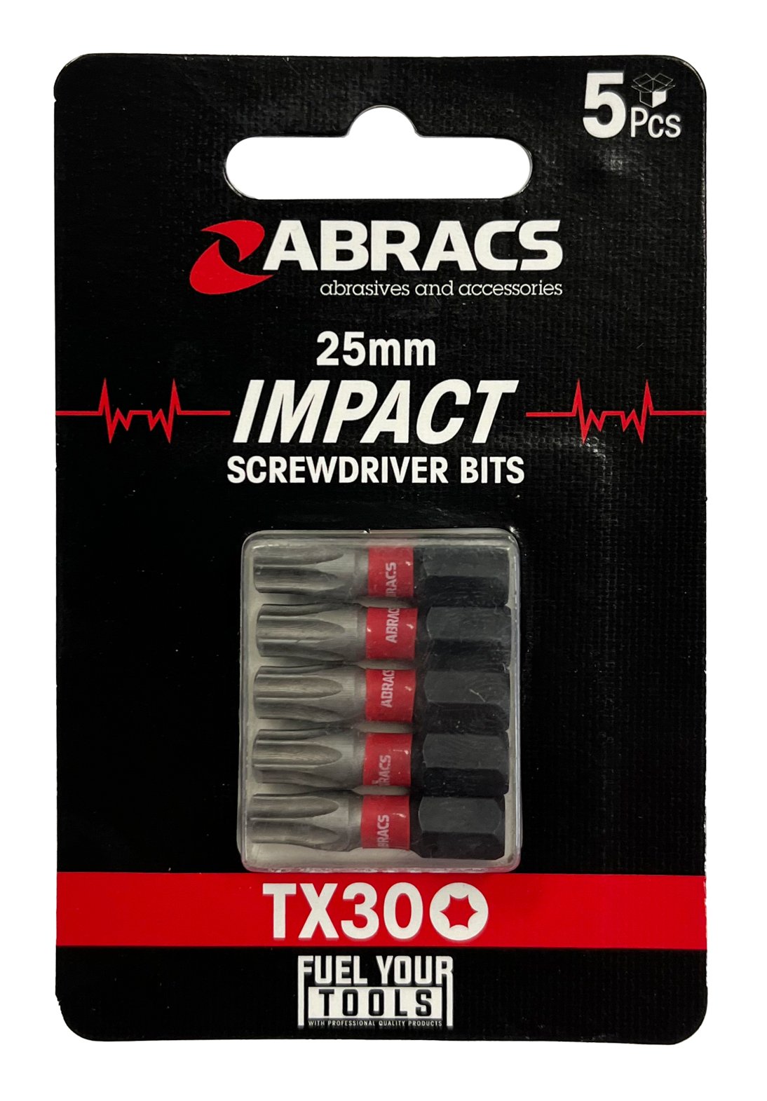 Abracs  25mm IMPACT S/D BIT - TX30 (5PC) TORX