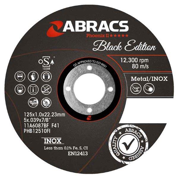 Abracs   Black Edition 230mm x 1.8mm x 22mm INOX