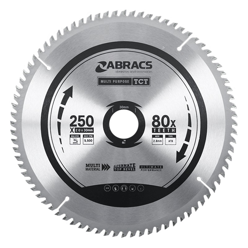 Abracs  TCT BLADE 235mm x 30mm x 60T - Multi-purpose 
